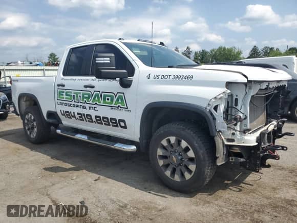 2023 Chevrolet Silverado 2500HD Custom с VIN 1GC5YME70PF112591, выставлен на аукционе Copart как лот 66007985 с пробегом 43 785 миль миль и Списание • Salvage title. История ставок и продаж доступна на DreamBid. Изображение 4.