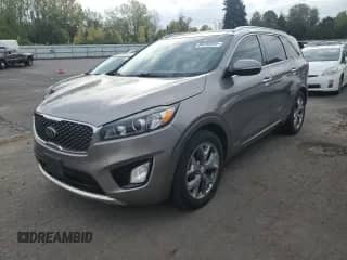 2016 Kia Sorento SXL z VIN 5XYPKDA53GG007815, wystawiony jako Copart lot #86290305 z przebiegiem 85 726 mil mil oraz Czysty tytuł • Clean title. Historia ofert i sprzedaży dostępna na DreamBid. Obrazek 1.