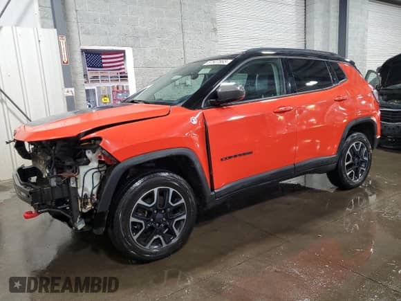2019 Jeep Compass Trailhawk с VIN 3C4NJDDB5KT661664, выставлен на аукционе Copart как лот 57507865 с пробегом 177 679 миль миль и Списание • Salvage title. История ставок и продаж доступна на DreamBid. Изображение 1.