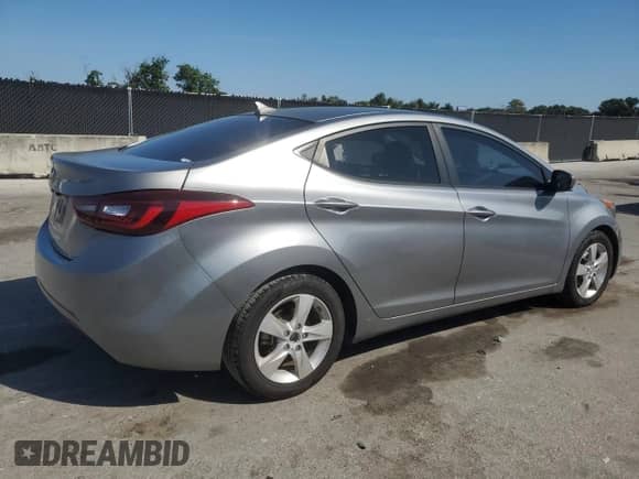 2013 Hyundai Elantra GLS with VIN KMHDH4AE5DU788473, listed as a Copart auction lot 89661395 with 193,655 mi miles and Salvage title. Bid and sale history available at DreamBid. Image 3.