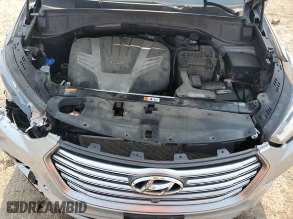 2017 Hyundai Santa Fe SE Ultimate with VIN KM8SRDHF4HU218019, listed as a Copart auction lot 66857645 with 66,715 mi miles and Non repairable. Bid and sale history available at DreamBid. Image 12.