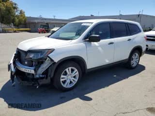 2018 Honda Pilot LX с VIN 5FNYF5H1XJB028984, выставлен на аукционе Copart как лот 66176215 с пробегом 114 011 миль миль и Списание • Salvage title. История ставок и продаж доступна на DreamBid. Изображение 1.