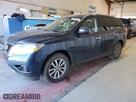 2016 Nissan Pathfinder Platinum with VIN 5N1AR2MM6GC656243, listed as a Copart auction lot 86528505 with 203,687 mi miles and Clean title. Bid and sale history available at DreamBid. Image 1.