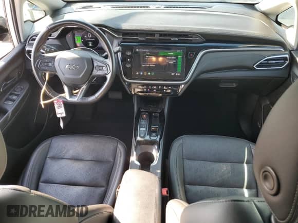 2022 Chevrolet Bolt EV 2LT with VIN 1G1FX6S04N4101265, listed as a Copart auction lot 64654885 with 62,395 mi miles and Salvage title. Bid and sale history available at DreamBid. Image 8.