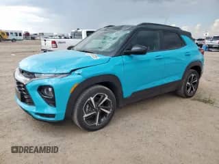 2022 Chevrolet TrailBlazer RS с VIN KL79MTSL7NB113960, выставлен на аукционе Copart как лот 81204725 с пробегом 63 582 миль миль и Списание • Salvage title. История ставок и продаж доступна на DreamBid. Изображение 1.