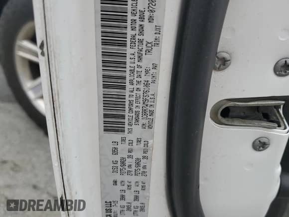 2015 Ram 1500 Laramie Limited with VIN 1C6RR7WM9FS761064, listed as a Copart auction lot 50032335 with 212,141 mi miles and Salvage title. Bid and sale history available at DreamBid. Image 12.