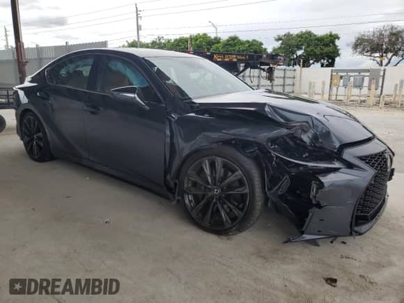 2024 Lexus IS 350 F Sport z VIN JTHBZ1B27R5081029, wystawiony jako Copart lot #81367065 z przebiegiem 3 173 mil mil oraz Szkoda całkowita • Salvage title. Historia ofert i sprzedaży dostępna na DreamBid. Obrazek 4.
