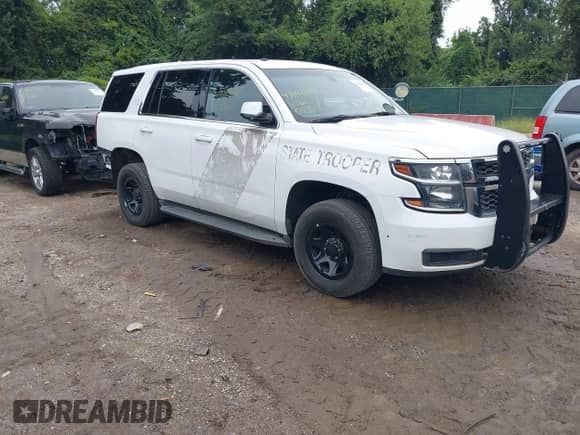 2017 Chevrolet Tahoe Commercial with VIN 1GNSKDEC9HR317528, listed as a IAAI auction lot 43043267 with 124,135 mi miles and . Bid and sale history available at DreamBid. Image 1.