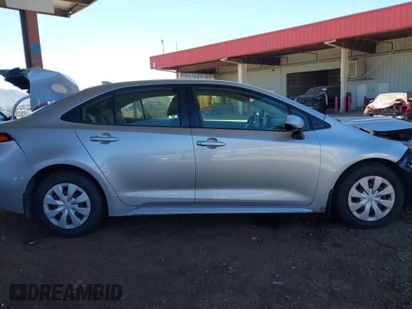 2020 Toyota Corolla L with VIN JTDDPRAE1LJ063120, listed as a IAAI auction lot 43374713 with 54,507 mi miles and . Bid and sale history available at DreamBid. Image 13.