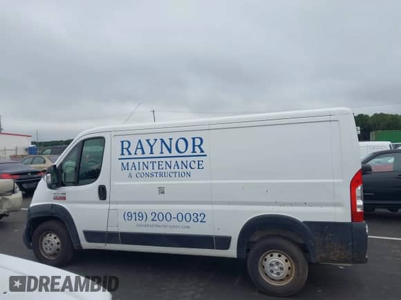 2019 Ram ProMaster Cargo with VIN 3C6TRVAGXKE505508, listed as a IAAI auction lot 43008446 with 94,513 mi miles and . Bid and sale history available at DreamBid. Image 14.