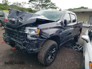 2024 Chevrolet Silverado 1500 LT Trail Boss с VIN 3GCUDFED3RG416511, выставлен на аукционе Copart как лот 61229645 с пробегом 5 230 миль миль и Списание • Salvage title. История ставок и продаж доступна на DreamBid. Изображение 1.