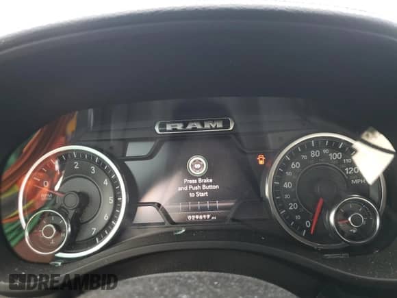 2021 Ram 1500 Laramie z VIN 1C6SRFJT4MN730746, wystawiony jako Copart lot #66708345 z przebiegiem 29 617 mil mil oraz Szkoda całkowita • Salvage title. Historia ofert i sprzedaży dostępna na DreamBid. Obrazek 9.