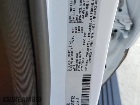 2023 Ram 1500 Longhorn with VIN 1C6SRFKTXPN528772, listed as a Copart auction lot 75635474 with 17,359 mi miles and Non repairable. Bid and sale history available at DreamBid. Image 13.