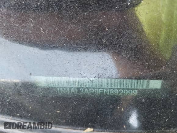 2015 Nissan Altima SL with VIN 1N4AL3AP9FN892999, listed as a IAAI auction lot 42858466 with 148,824 mi miles and . Bid and sale history available at DreamBid. Image 15.