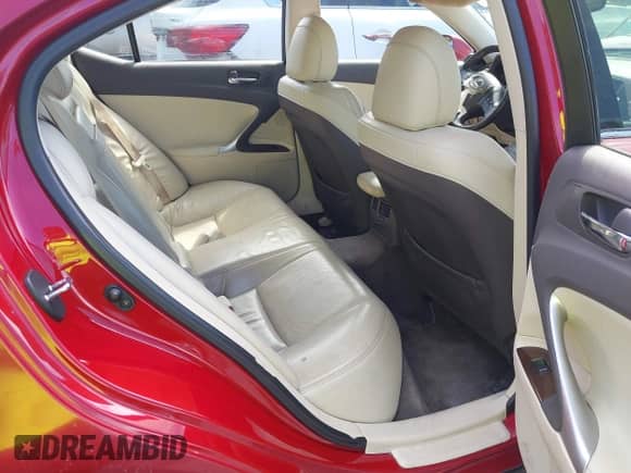 2010 Lexus IS 250 z VIN JTHBF5C21A5119227, wystawiony jako IAAI lot #43194389 z przebiegiem Nie podano mil oraz . Historia ofert i sprzedaży dostępna na DreamBid. Obrazek 8.