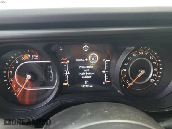 2024 Jeep Wrangler Rubicon with VIN 1C4PJXFG8RW319178, listed as a Copart auction lot 62107315 with 18,279 mi miles and Salvage title. Bid and sale history available at DreamBid. Image 9.