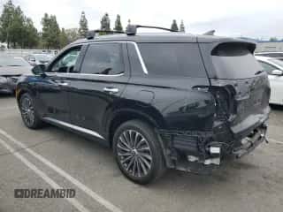 2024 Hyundai Palisade Calligraphy с VIN KM8R7DGEXRU663671, выставлен на аукционе Copart как лот 70929985 с пробегом 49 731 миль миль и Списание • Salvage title. История ставок и продаж доступна на DreamBid. Изображение 2.