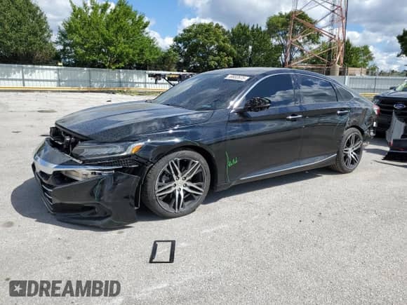 2021 Honda Accord Touring с VIN 1HGCV2F97MA008792, выставлен на аукционе Copart как лот 69932675 с пробегом 67 901 миль миль и Списание • Salvage title. История ставок и продаж доступна на DreamBid. Изображение 1.