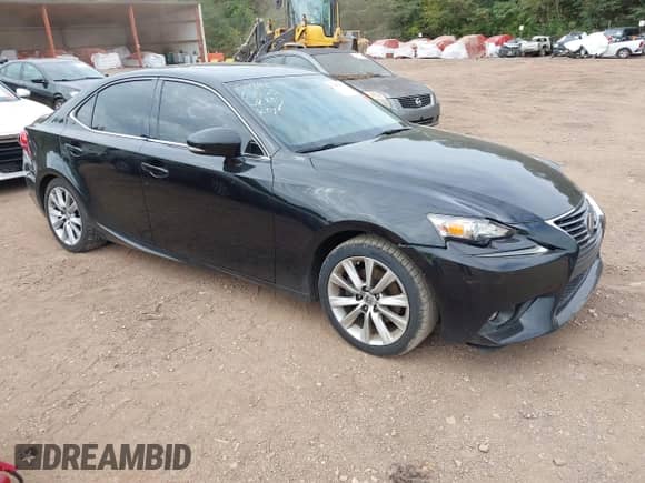 2015 Lexus IS 250 with VIN JTHBF1D23F5068909, listed as a IAAI auction lot 43087531 with 89,929 mi miles and . Bid and sale history available at DreamBid. Image 1.