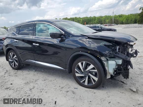 2024 Nissan Murano SL with VIN 5N1AZ2CJXRC102097, listed as a Copart auction lot 53979805 with 24,243 mi miles and Salvage title. Bid and sale history available at DreamBid. Image 4.