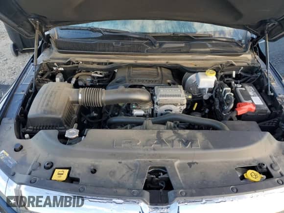 2023 Ram 1500 Lone Star z VIN 1C6RREBT9PN553316, wystawiony jako Copart lot #85867204 z przebiegiem 26 597 mil mil oraz Szkoda całkowita • Salvage title. Historia ofert i sprzedaży dostępna na DreamBid. Obrazek 11.