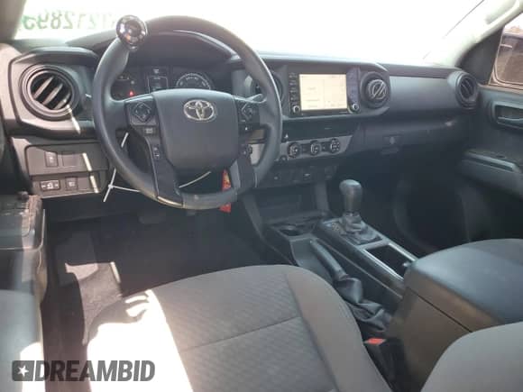 2022 Toyota Tacoma SR with VIN 3TYSX5EN1NT011040, listed as a Copart auction lot 67212895 with 58,697 mi miles and Salvage title. Bid and sale history available at DreamBid. Image 8.