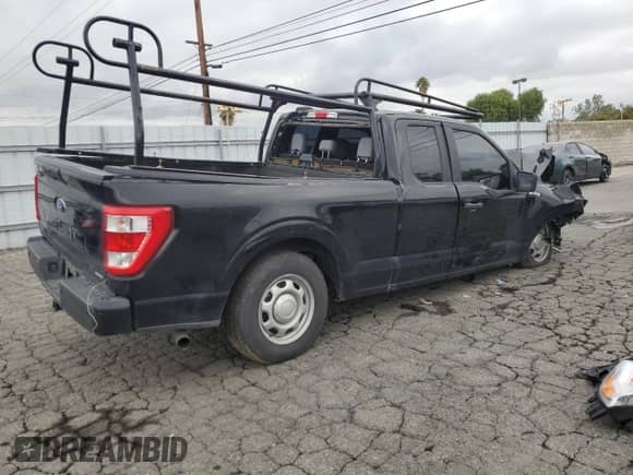 2022 Ford F-150 XL с VIN 1FTEX1C81NKD24854, выставлен на аукционе Copart как лот 55755525 с пробегом 87 072 миль миль и Списание • Salvage title. История ставок и продаж доступна на DreamBid. Изображение 3.