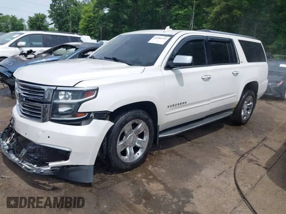2016 Chevrolet Suburban LTZ with VIN 1GNSKJKC0GR223605, listed as a IAAI auction lot 42286313 with 172,895 mi miles and . Bid and sale history available at DreamBid. Image 2.