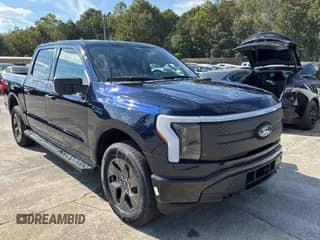 2024 Ford F-150 Lightning XLT with VIN 1FTVW3LK2RWG22967, listed as a Copart auction lot 87443725 with 95 mi miles and Clean title. Bid and sale history available at DreamBid. Image 1.