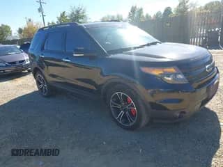 2014 Ford Explorer Sport with VIN 1FM5K8GT9EGC55691, listed as a IAAI auction lot 43479164 with 161,180 mi miles and . Bid and sale history available at DreamBid. Image 1.