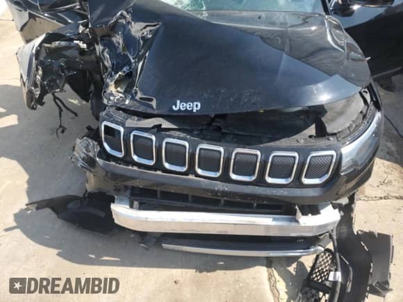 2022 Jeep Compass (RED) Edition with VIN 3C4NJDCB6NT100881, listed as a Copart auction lot 62241555 with 103,349 mi miles and Salvage title. Bid and sale history available at DreamBid. Image 11.