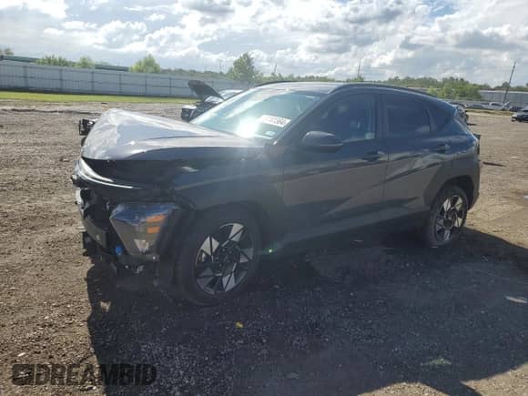 2024 Hyundai Kona SEL with VIN KM8HC3AB3RU056334, listed as a Copart auction lot 69161364 with 12,044 mi miles and Salvage title. Bid and sale history available at DreamBid. Image 1.