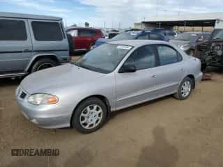 1999 Hyundai Elantra GL with VIN KMHJF25F8XU852123, listed as a Copart auction lot 72284584 with 12,750 mi miles and Clean title. Bid and sale history available at DreamBid. Image 1.