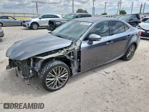 2016 Lexus IS 200t with VIN JTHBA1D21G5012693, listed as a Copart auction lot 66679295 with 214,482 mi miles and Salvage title. Bid and sale history available at DreamBid. Image 1.