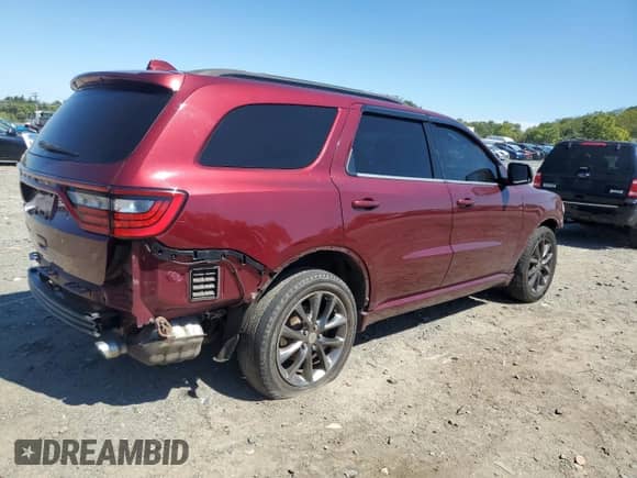 2017 Dodge Durango GT with VIN 1C4RDHDG8HC638735, listed as a Copart auction lot 71794665 with 135,802 mi miles and Salvage title. Bid and sale history available at DreamBid. Image 3.