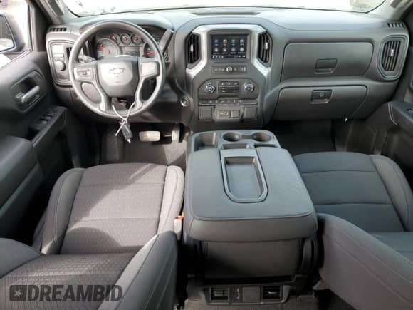 2024 Chevrolet Silverado 1500 Custom with VIN 3GCPABEK2RG394255, listed as a Copart auction lot 82154585 with 8,465 mi miles and Salvage title. Bid and sale history available at DreamBid. Image 8.