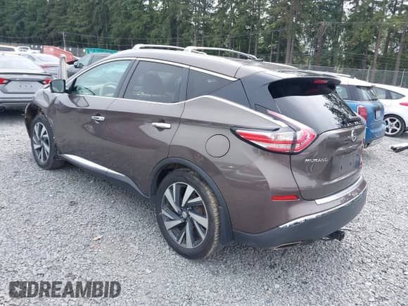 2015 Nissan Murano Platinum с VIN 5N1AZ2MH6FN261761, выставлен на аукционе IAAI как лот 42582264 с пробегом 93 509 миль миль и . История ставок и продаж доступна на DreamBid. Изображение 3.