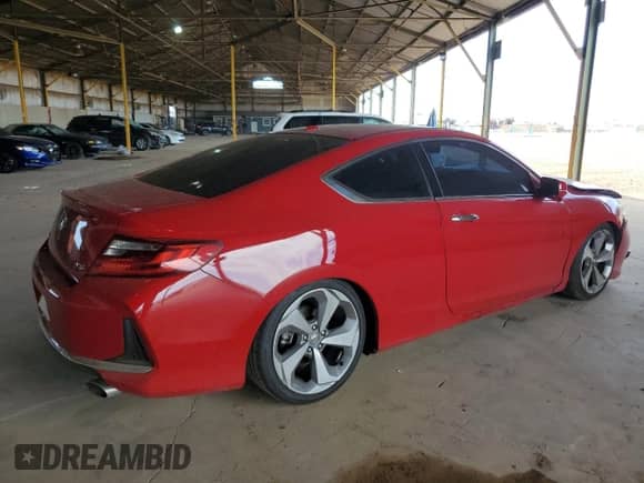 2017 Honda Accord EX-L with VIN 1HGCT2A81HA006465, listed as a Copart auction lot 66030114 with 86,653 mi miles and Salvage title. Bid and sale history available at DreamBid. Image 3.