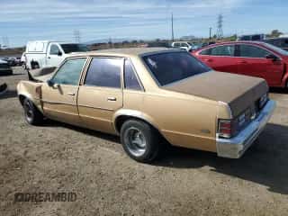 1980 Chevrolet Malibu с VIN 1T19KAR441758, выставлен на аукционе Copart как лот 43595485 с пробегом 81 387 миль миль и Списание • Salvage title. История ставок и продаж доступна на DreamBid. Изображение 2.