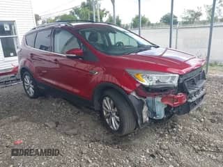 2017 Ford Escape Titanium с VIN 1FMCU9JD9HUE63259, выставлен на аукционе IAAI как лот 43370536 с пробегом 105 632 миль миль и . История ставок и продаж доступна на DreamBid. Изображение 1.