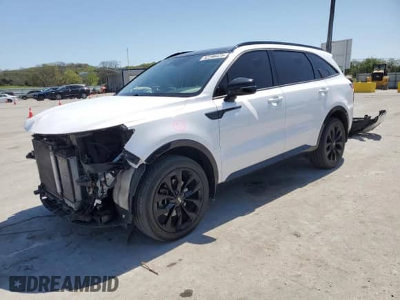 2021 Kia Sorento SX Prestige X-Line with VIN 5XYRKDLF3MG023863, listed as a Copart auction lot 52296425 with 89,757 mi miles and Clean title. Bid and sale history available at DreamBid. Image 1.