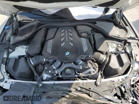 2020 BMW 5 Series M550i xDrive with VIN WBAJS7C02LBN96544, listed as a Copart auction lot 64272345 with 42,734 mi miles and Salvage title. Bid and sale history available at DreamBid. Image 11.
