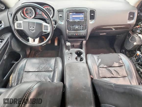 2012 Dodge Durango Citadel with VIN 1C4RDJEGXCC322655, listed as a Copart auction lot 81565505 with 225,763 mi miles and Salvage title. Bid and sale history available at DreamBid. Image 8.