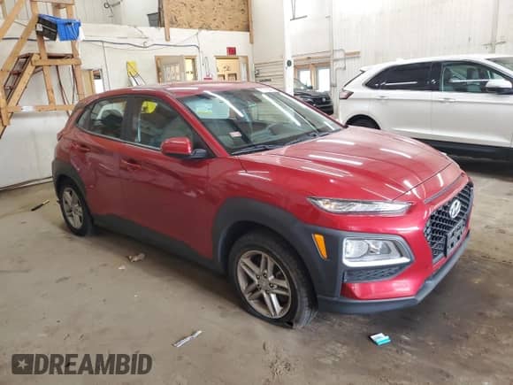 2021 Hyundai Kona SE with VIN KM8K1CAA7MU665180, listed as a Copart auction lot 71776245 with 75,876 mi miles and Salvage title. Bid and sale history available at DreamBid. Image 4.