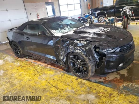 2023 Chevrolet Camaro LT1 with VIN 1G1FF3D72P0103375, listed as a Copart auction lot 88132585 with Not provided miles and Salvage title. Bid and sale history available at DreamBid. Image 4.