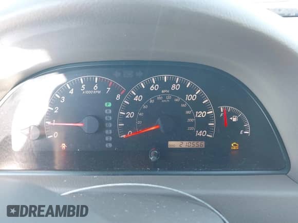 2005 Toyota Camry STD with VIN 4T1BE32KX5U084110, listed as a IAAI auction lot 43162822 with 210,556 mi miles and . Bid and sale history available at DreamBid. Image 7.
