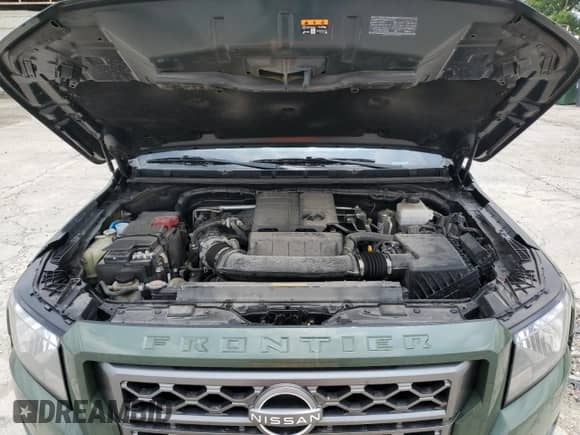 2024 Nissan Frontier SV with VIN 1N6ED1EJ4RN652165, listed as a Copart auction lot 55844165 with 21,506 mi miles and Salvage title. Bid and sale history available at DreamBid. Image 11.