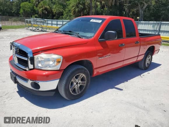 2007 Dodge 1500 SLT with VIN 1D7HA18P67S101927, listed as a Copart auction lot 68798095 with 132,529 mi miles and Non repairable. Bid and sale history available at DreamBid. Image 1.