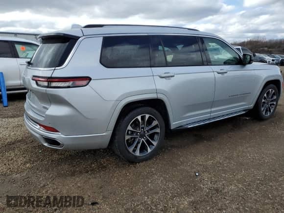 2022 Jeep Grand Cherokee Overland с VIN 1C4RJKDG7N8513455, выставлен на аукционе Copart как лот 52157695 с пробегом 42 087 миль миль и Списание • Salvage title. История ставок и продаж доступна на DreamBid. Изображение 3.