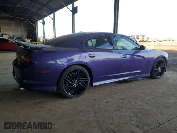 2013 Dodge Charger SRT-8 with VIN 2C3CDXEJ8DH744611, listed as a Copart auction lot 45670025 with 69,691 mi miles and Clean title. Bid and sale history available at DreamBid. Image 3.